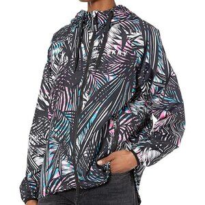 {EUC} DKNY Women's Tropic Shade Windbreaker Jacket XS Oversized